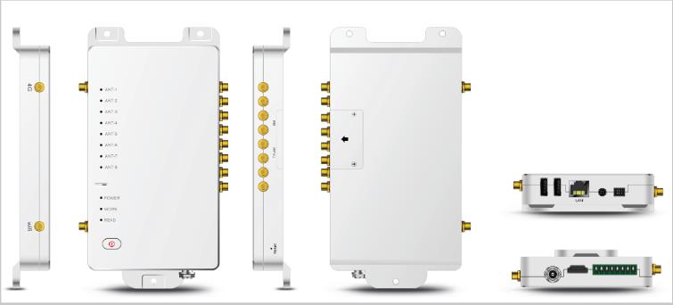 超高频固定式八通道安卓读写器