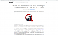 医疗保健RFID市场的大小、区域分析，细分市场和预期2027|MRFR
