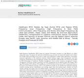 医疗保健RFID市场——趋势、分析及2029年前预测